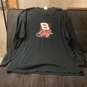 Vintage Chase Authentics Dale Earnhardt Jr. 8 Budweiser Long Sleeve T-Shirt XL